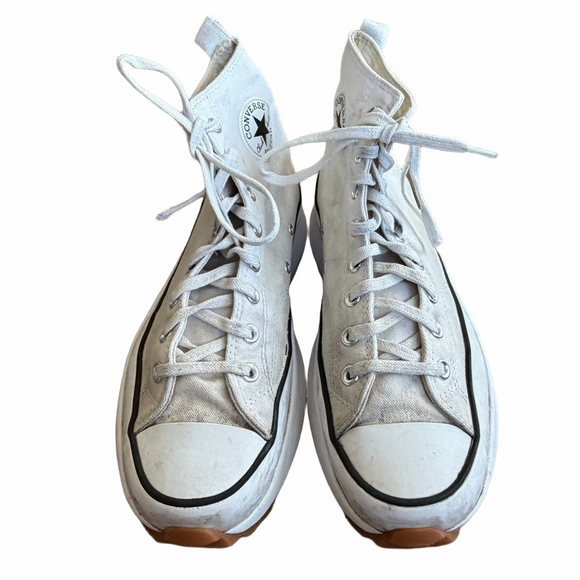 Converse White High-Top Sneakers - Picture 2 of 9